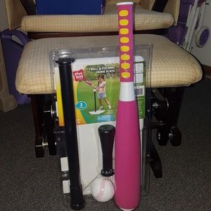 T-ball and folding home plate